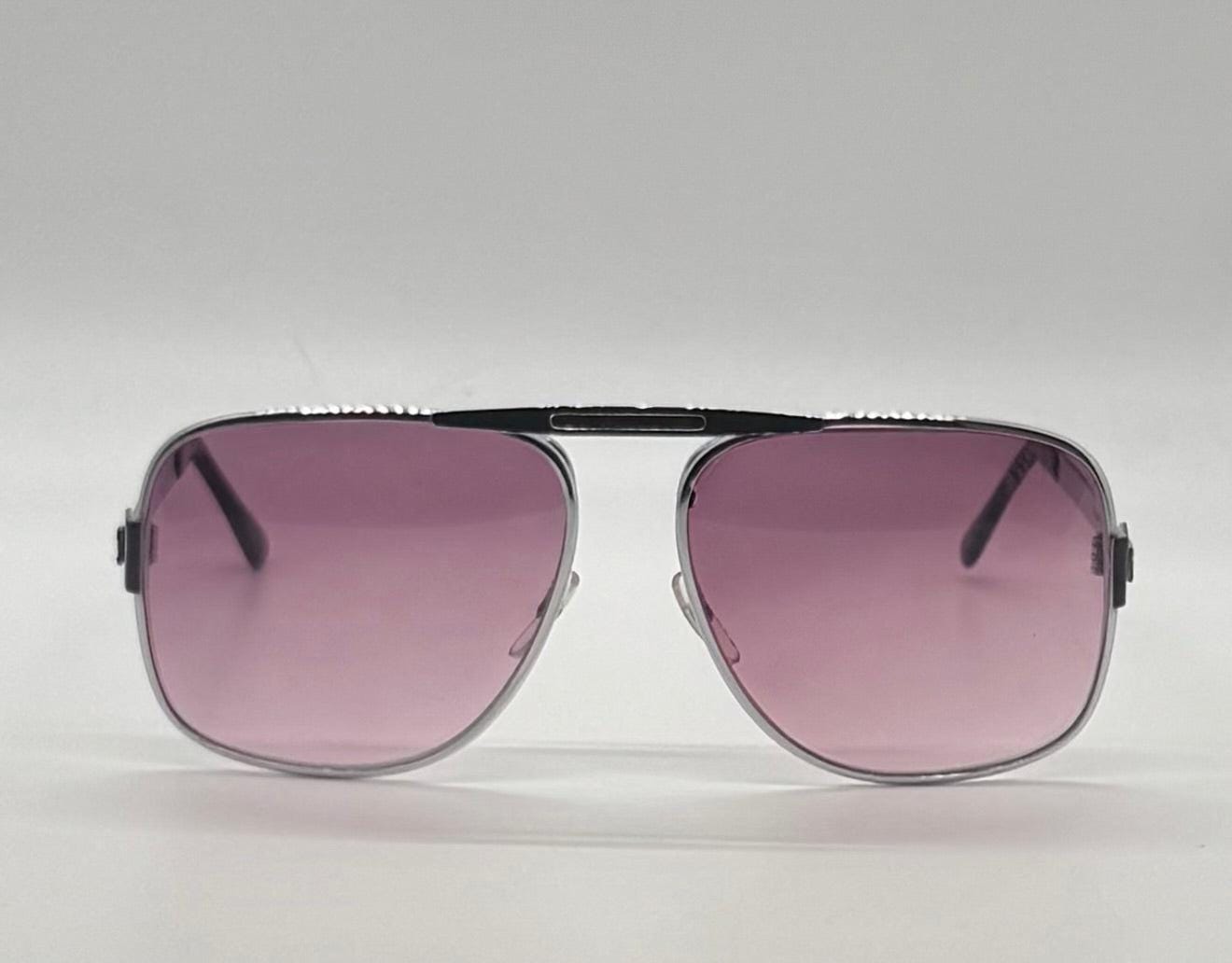 Ted Lapidus 101 Aviator Vintage Sunglasses – Deadstock France – Raised Bridge Design