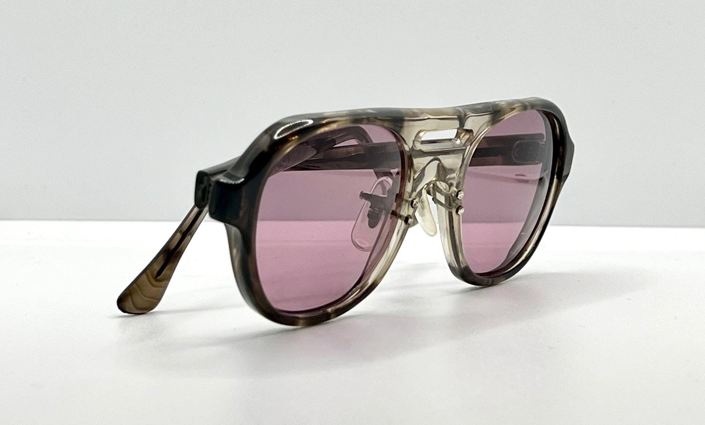 Titmus Z87 Safety Glasses-Industrial Frame W|New, Custom Solid Violet Lenses