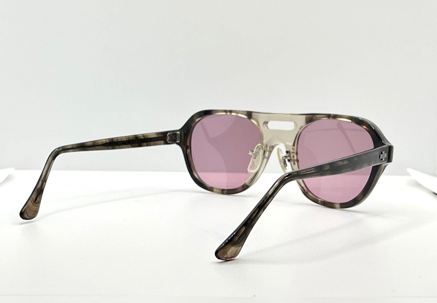 Titmus Z87 Safety Glasses-Industrial Frame W|New, Custom Solid Violet Lenses