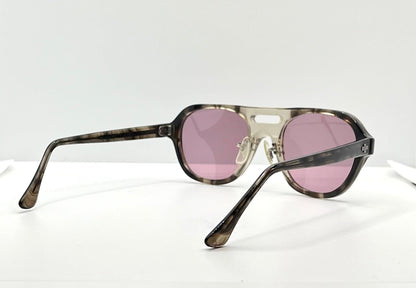 Titmus Z87 Safety Glasses-Industrial Frame W|New, Custom Solid Violet Lenses