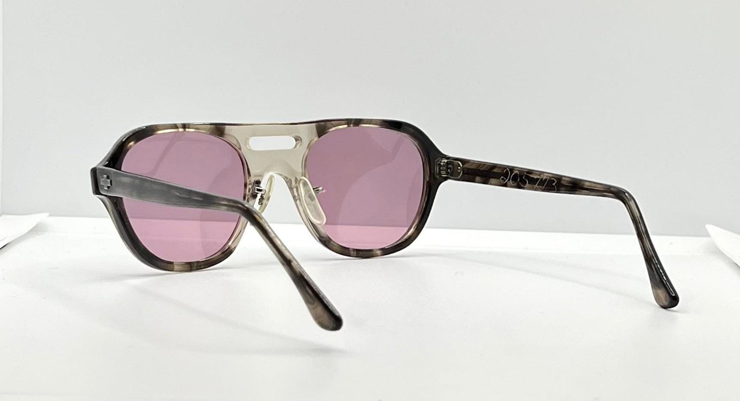 Titmus Z87 Safety Glasses-Industrial Frame W|New, Custom Solid Violet Lenses