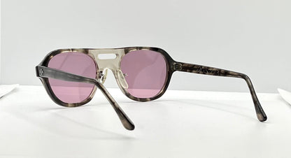 Titmus Z87 Safety Glasses-Industrial Frame W|New, Custom Solid Violet Lenses