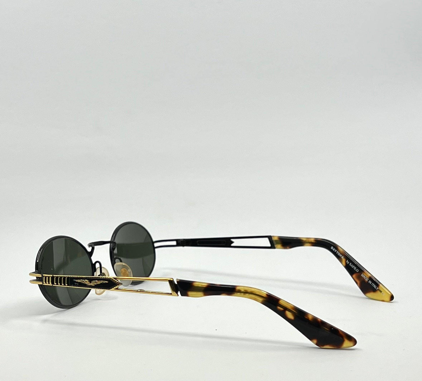 Daytona By Safilo Da.899|S Hu6 Tortoise Oval Sunglasses-Vintage Deadstock Italy