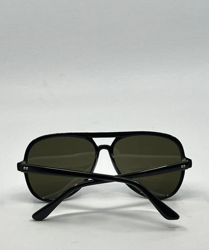 Vintage Japanese Aviator Sunglasses – Amb. Japan – Deadstock – Blue Mirror Tint