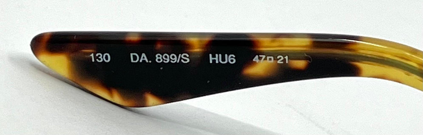 Daytona By Safilo Da.899|S Hu6 Tortoise Oval Sunglasses-Vintage Deadstock Italy