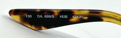 Daytona By Safilo Da.899|S Hu6 Tortoise Oval Sunglasses-Vintage Deadstock Italy