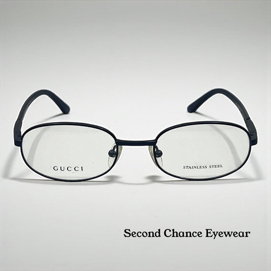 Gucci Gg1374 6Xg Vintage Oval Optical Frame – Deadstock Made In Italy – Size 51-19-140