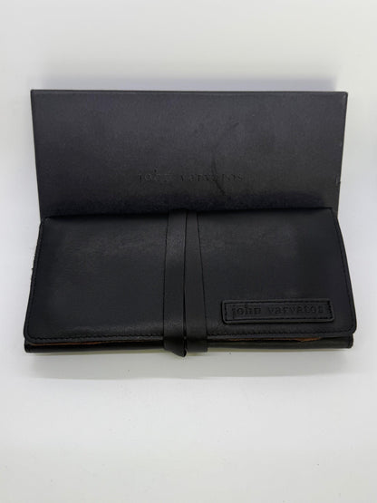 Brand New John Varvatos Soft Leather & Suede Eyewear Travel Kit – Unused in Box