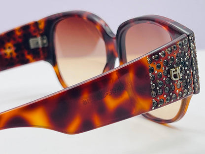 Emmanuelle Khanh 9280 Studded Vintage Sunglasses-New, Custom Gradient Lenses