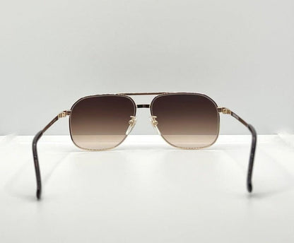 Culture House No. 375 – Vintage Japanese Deadstock Sunglasses | W| New, Custom Tobacco Gradient Lenses (Titan-P)