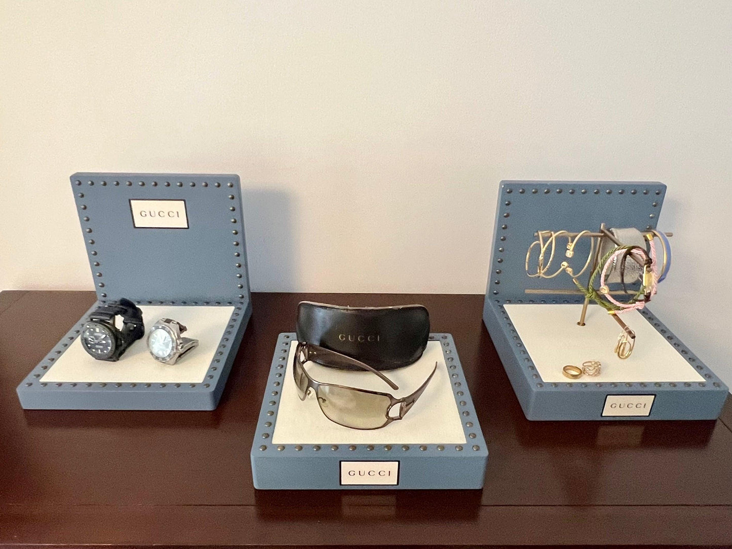 Gucci Studded Dresser-Countertop Displays| 3 Piece Set | No Other Set Like It!