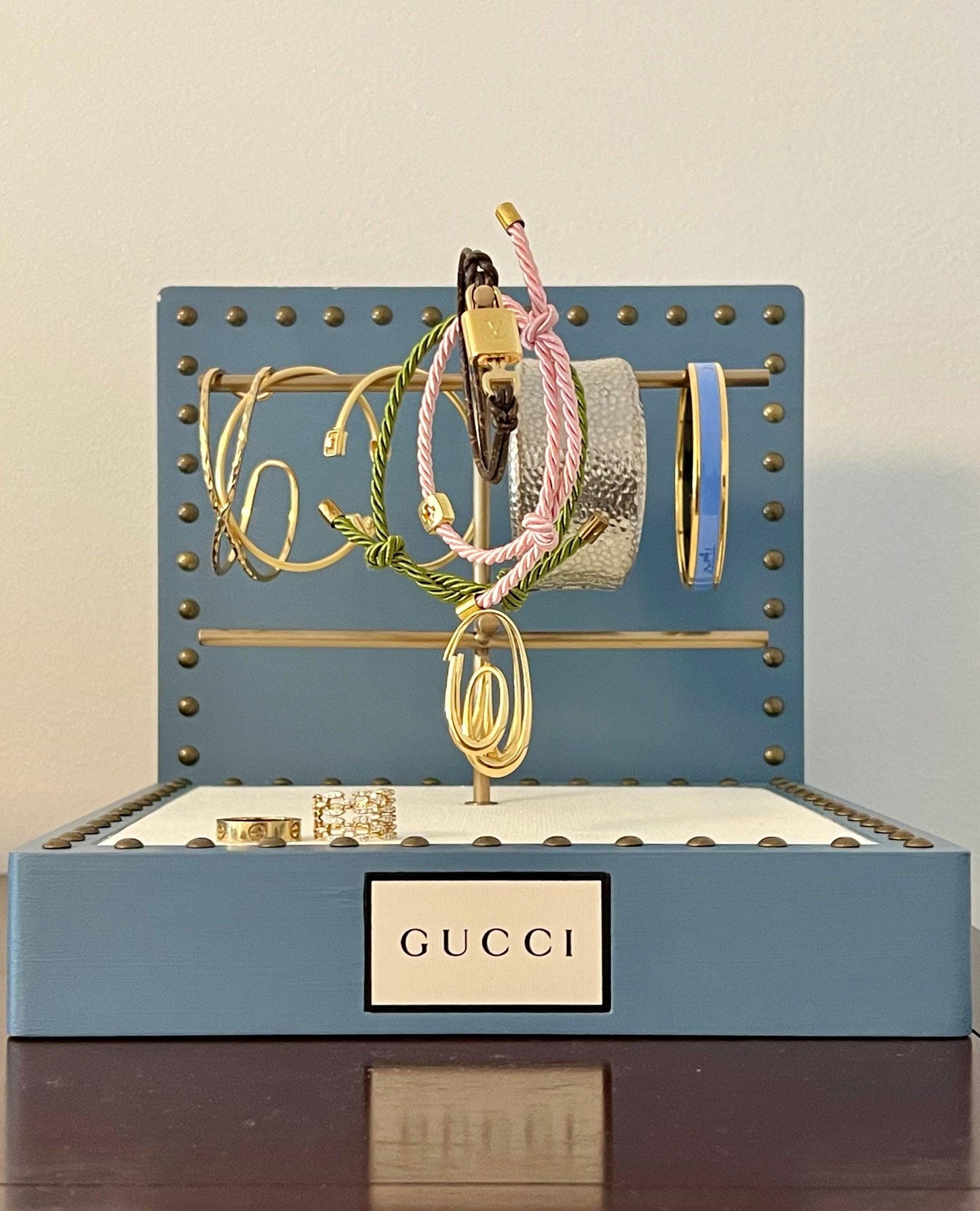 Gucci Studded Dresser-Countertop Displays| 3 Piece Set | No Other Set Like It!
