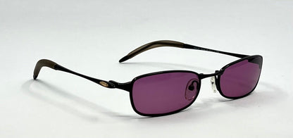 Oakley Straightline 2.0 11-729 Y2k Sunglasses w|New Purple Tinted Custom Lenses