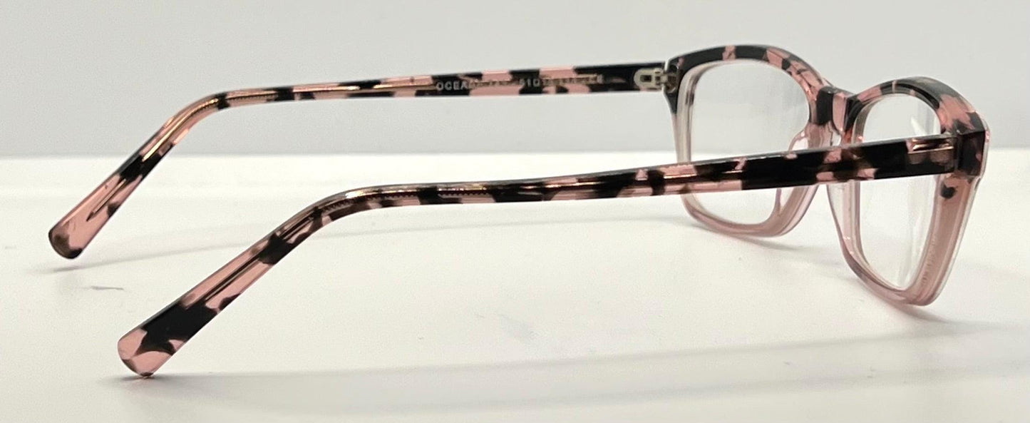 Jean Lafont Paris Oceane 743 Pink Havana Eyeglasses – Made In France – 51-15-136 – Brand New