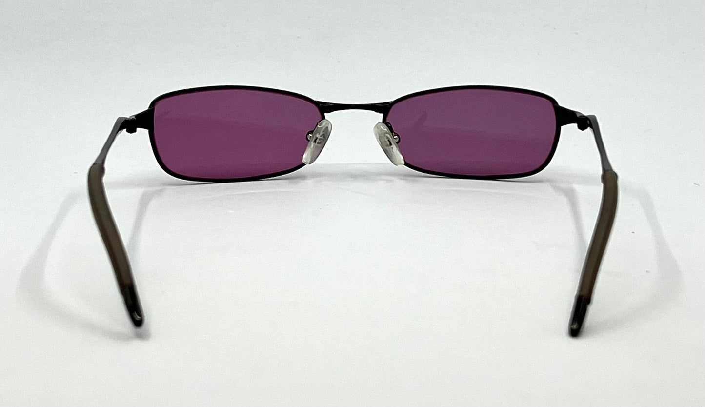 Oakley Straightline 2.0 11-729 Y2k Sunglasses w|New Purple Tinted Custom Lenses