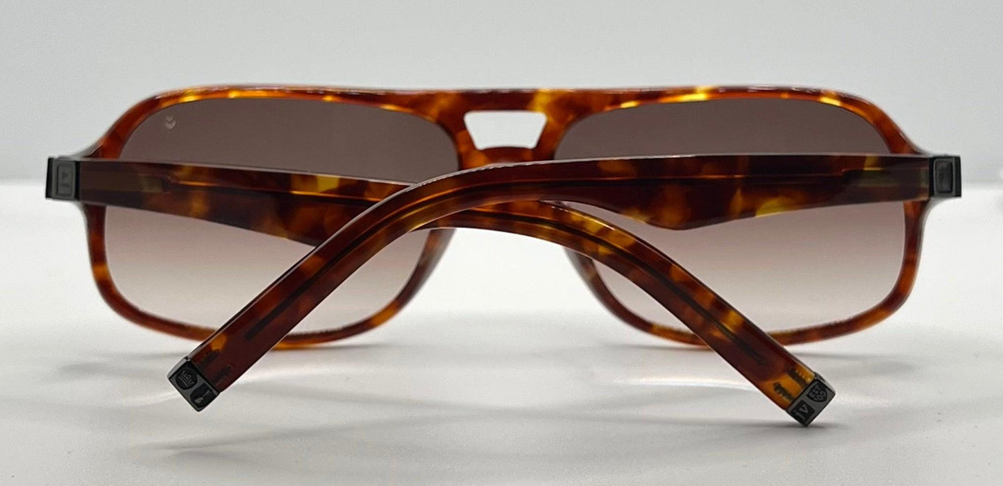 John Varvatos V770 Tortoise Sunglasses – 62mm–Unworn-Full Kit-Discontinued Model