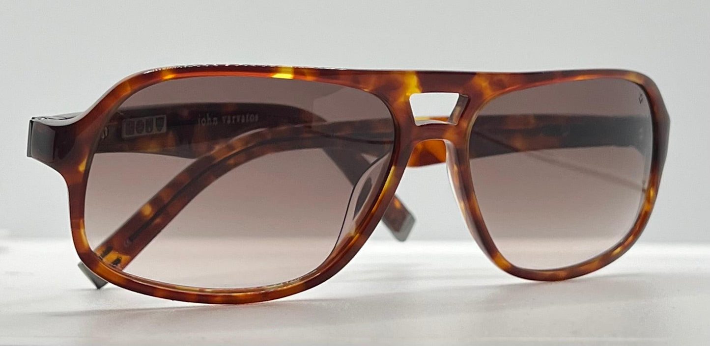 John Varvatos V770 Tortoise Sunglasses – 62mm–Unworn-Full Kit-Discontinued Model