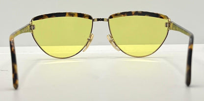 Kador Mod. K 80 Vintage Italian Sunglasses W|New Yellow Custom Lenses-57Mm