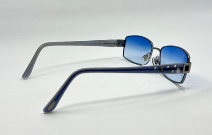Bvlgari 276-B 213 Vintage Y2K Jewled Sunglasses W|New Blue Gradient Custom Tints Lenses