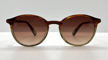 Kung Fu Eyes By Eve D – Model Scott 1060 – Handmade In Germany W|New, Custom Brown Gradient Lenses