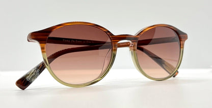 Kung Fu Eyes By Eve D – Model Scott 1060 – Handmade In Germany W|New, Custom Brown Gradient Lenses