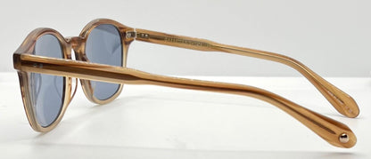 Garrett Leight Riley Btf Sunglasses W|New Pacific Blue Custom Lenses-Full Kit-Unworn-48Mm