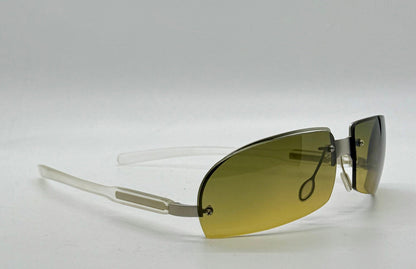 Prada Spr 72A Vintage Shield Sunglasses-Gradient Lenses-Y2K-Italy-Deadstock|New