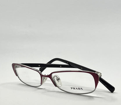 Prada Vpr 5-O Optical Frame – Italian Made – Size 54-16-135 – Burgundy