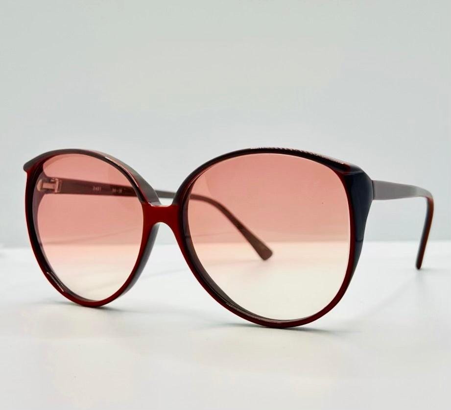 Sir Winston 3491-Vintage Sunglasses-Rosé Smoke Fade Lenses-Deadstock-Italy