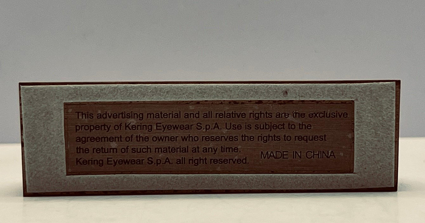 Cartier Authorized Dealer In-Store Nameplate -100% Authentic 3X1.5X2 Inches