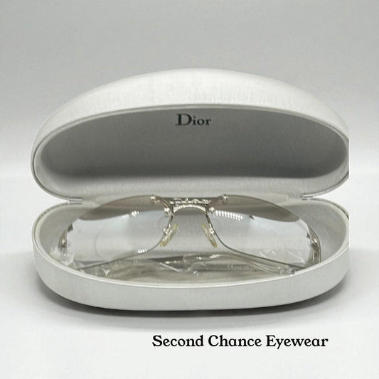 Christian Dior Pop 12|N1M Shield Sunglasses – Deadstock Y2K Vintage – Full Kit