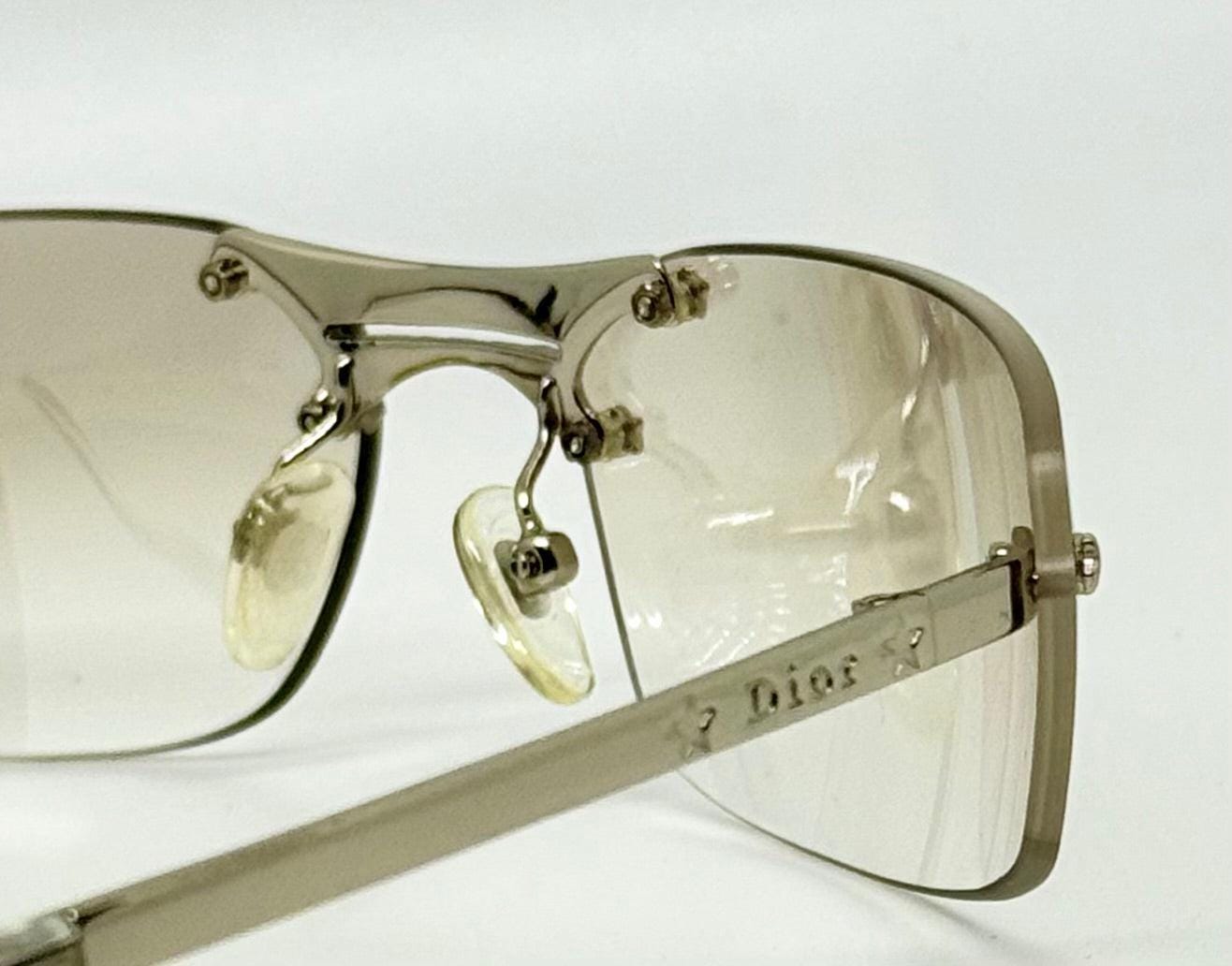 Christian Dior Pop 12|N1M Shield Sunglasses – Deadstock Y2K Vintage – Full Kit