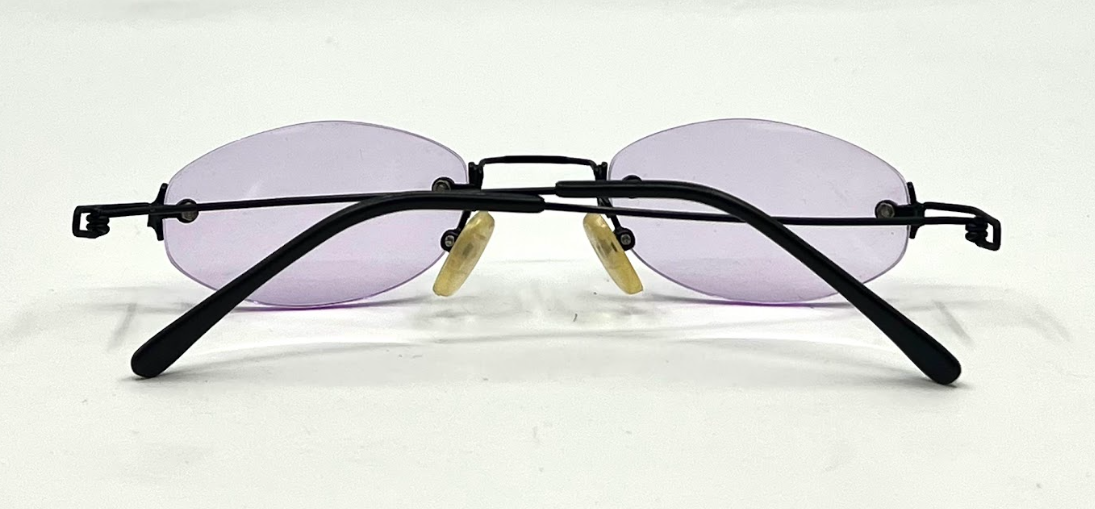 Masters Rimless Oval Sunglasses–Soft Lavender Tint–Unworn/Deadstock–Made in Japan